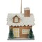Northlight Battery Operated Lighted Rustic House Christmas Ornament - 4" - Beige